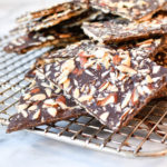 Chocolate-Covered Caramelized Matzo Crunch with Almonds