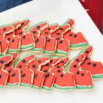 Frosted Watermelon Cookies