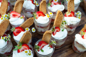Strawberry Shortcake with Biscotti