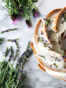Rosemary Lavender Bundt Cake