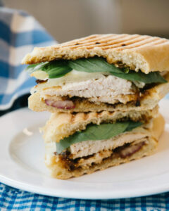 Grilled Chicken & Fig Jam Sandwich